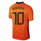 2020-2021 Holland Home Nike Football Shirt (BERGKAMP 10)