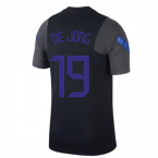 2020-2021 Holland Nike Training Shirt (Black) - Kids (DE JONG 19)