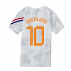 2020-2021 Holland Pre-Match Training Shirt (White) - Kids (V.NISTELROOY 10)