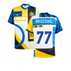 2020-2021 Inter Milan Fourth Shirt (BROZOVIC 77)