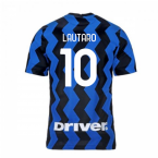 2020-2021 Inter Milan Home Nike Football Shirt (LAUTARO 10)