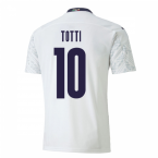 2020-2021 Italy Away Puma Football Shirt (Kids) (TOTTI 10)