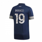 2020-2021 Juventus Adidas Away Football Shirt (BONUCCI 19)