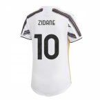 2020-2021 Juventus Adidas Home Womens Shirt (ZIDANE 10)
