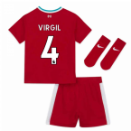 2020-2021 Liverpool Home Nike Baby Kit (VIRGIL 4)