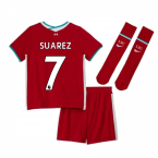 2020-2021 Liverpool Home Nike Little Boys Mini Kit (SUAREZ 7)