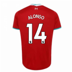 2020-2021 Liverpool Home Shirt (ALONSO 14)