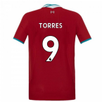 2020-2021 Liverpool Vapor Home Shirt (Kids) (TORRES 9)