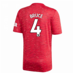 2020-2021 Man Utd Adidas Home Football Shirt (Kids) (BRUCE 4)