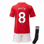 2020-2021 Man Utd Adidas Home Little Boys Mini Kit (MATA 8)
