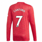 2020-2021 Man Utd Adidas Home Long Sleeve Shirt (CANTONA 7)