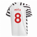 2020-2021 Man Utd Adidas Third Football Shirt (Kids) (MATA 8)