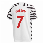 2020-2021 Man Utd Adidas Third Football Shirt (Kids) (ROBSON 7)