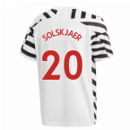2020-2021 Man Utd Adidas Third Football Shirt (Kids) (SOLSKJAER 20)