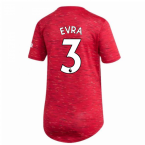 2020-2021 Man Utd Adidas Womens Home Shirt (EVRA 3)