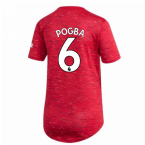 2020-2021 Man Utd Adidas Womens Home Shirt (POGBA 6)