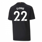 2020-2021 Manchester City Puma Away Football Shirt (Kids) (DUNNE 22)