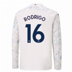2020-2021 Manchester City Puma Third Long Sleeve Shirt (Kids) (RODRIGO 16)