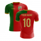 2025-2026 Portugal Flag Home Concept Football Shirt (Your Name) -Kids