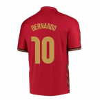 2020-2021 Portugal Home Nike Football Shirt (Bernardo 10)