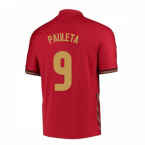 2020-2021 Portugal Home Nike Football Shirt (PAULETA 9)