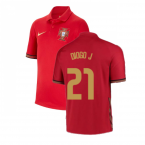 2020-2021 Portugal Home Nike Shirt (Kids) (DIOGO J. 21)