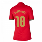 2020-2021 Portugal Home Nike Womens Shirt (B Fernandes 18)