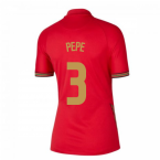 2020-2021 Portugal Home Nike Womens Shirt (PEPE 3)