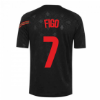 2020-2021 Portugal Pre-Match Training Shirt (Black) - Kids (FIGO 7)