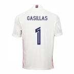 2020-2021 Real Madrid Adidas Home Football Shirt (CASILLAS 1)