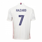 2020-2021 Real Madrid Adidas Home Football Shirt (HAZARD 7)