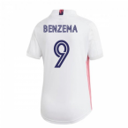 2020-2021 Real Madrid Adidas Womens Home Shirt (BENZEMA 9)