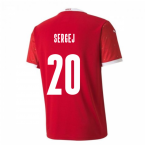 2020-2021 Serbia Home Puma Football Shirt (SERGEJ 20)