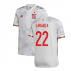 2020-2021 Spain Away Shirt (Kids) (SARABIA 22)