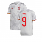 2020-2021 Spain Away Shirt (Kids) (TORRES 9)