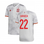 2020-2021 Spain Away Shirt (SARABIA 22)