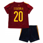 2020-2021 Spain Home Adidas Baby Kit (S CAZORLA 20)