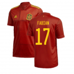 2020-2021 Spain Home Adidas Football Shirt (FABIAN 17)