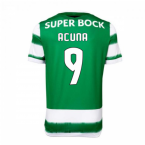 2020-2021 Sporting Lisbon Authentic Home Football Shirt (Kids) (ACUNA 9)