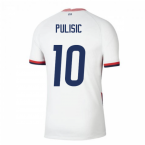 2020-2021 USA Home Football Shirt (PULISIC 10)