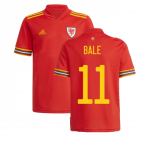 2020-2021 Wales Home Adidas Football Shirt (BALE 11)