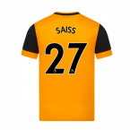 2020-2021 Wolves Home Football Shirt (SAISS 27)