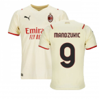 2021-2022 AC Milan Away Shirt (Kids) (MANDZUKIC 9)