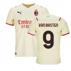 2021-2022 AC Milan Away Shirt (Kids) (VAN BASTEN 9)