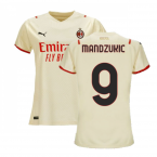 2021-2022 AC Milan Away Shirt (Ladies) (MANDZUKIC 9)