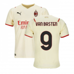 2021-2022 AC Milan Away Shirt (VAN BASTEN 9)