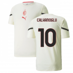 2021-2022 AC Milan Pre-Match Jersey (Afterglow) (CALHANOGLU 10)