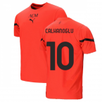 2021-2022 AC Milan Pre-Match Jersey (Red) (CALHANOGLU 10)