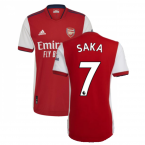 2021-2022 Arsenal Authentic Home Shirt (SAKA 7)