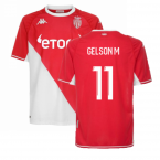 2021-2022 AS Monaco Home Shirt (GELSON M 11)